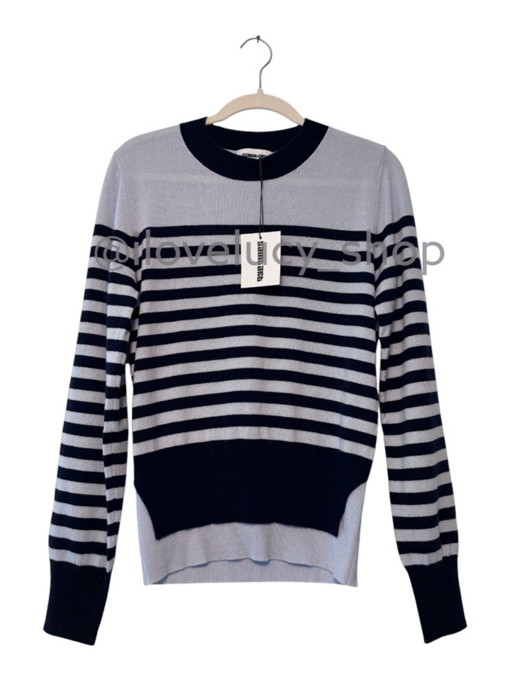 Saint Art Baret Striped Merino Wool Cashmere Blend Sweater Medium NWT